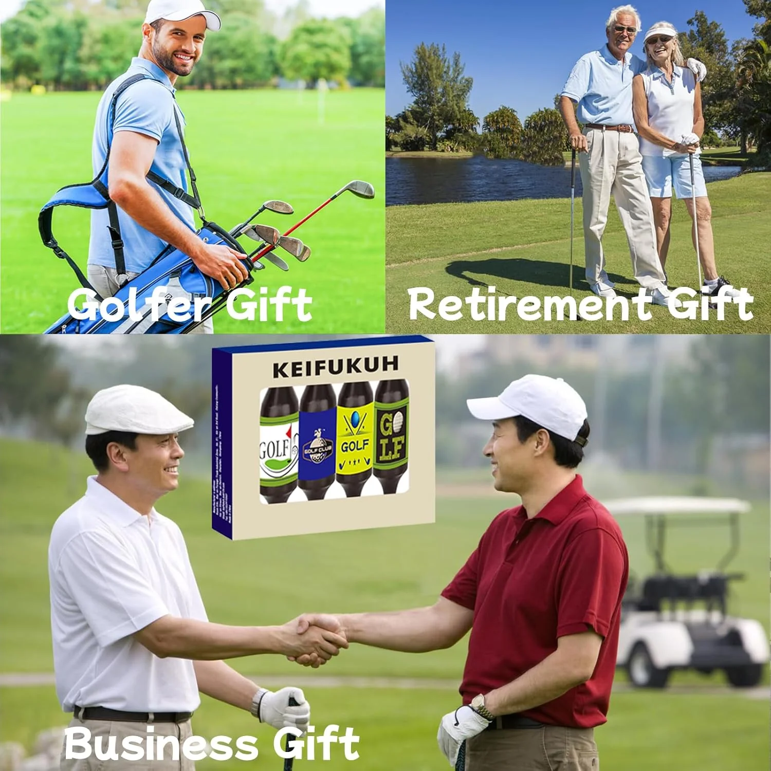 KEIFUKUH Funny Beer Bottled Shaped Golf Tees for Golfer