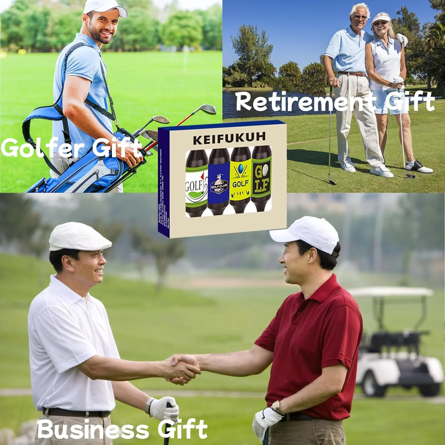 KEIFUKUH Funny Golf Tees Men Gifts - Unique Birthday