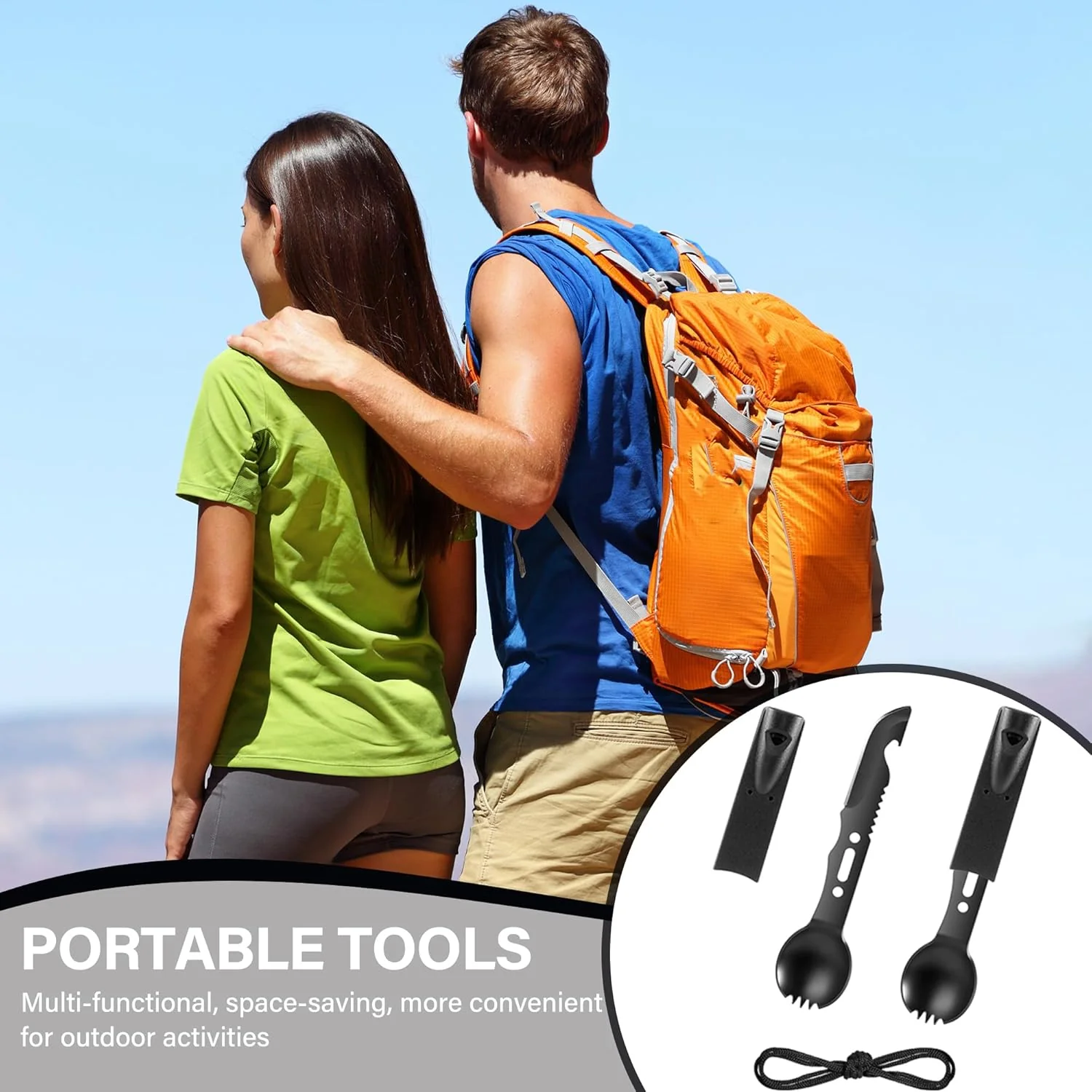 KEIFUKUH Mens Gifts Multi Camping Utensil - Unique Birthday