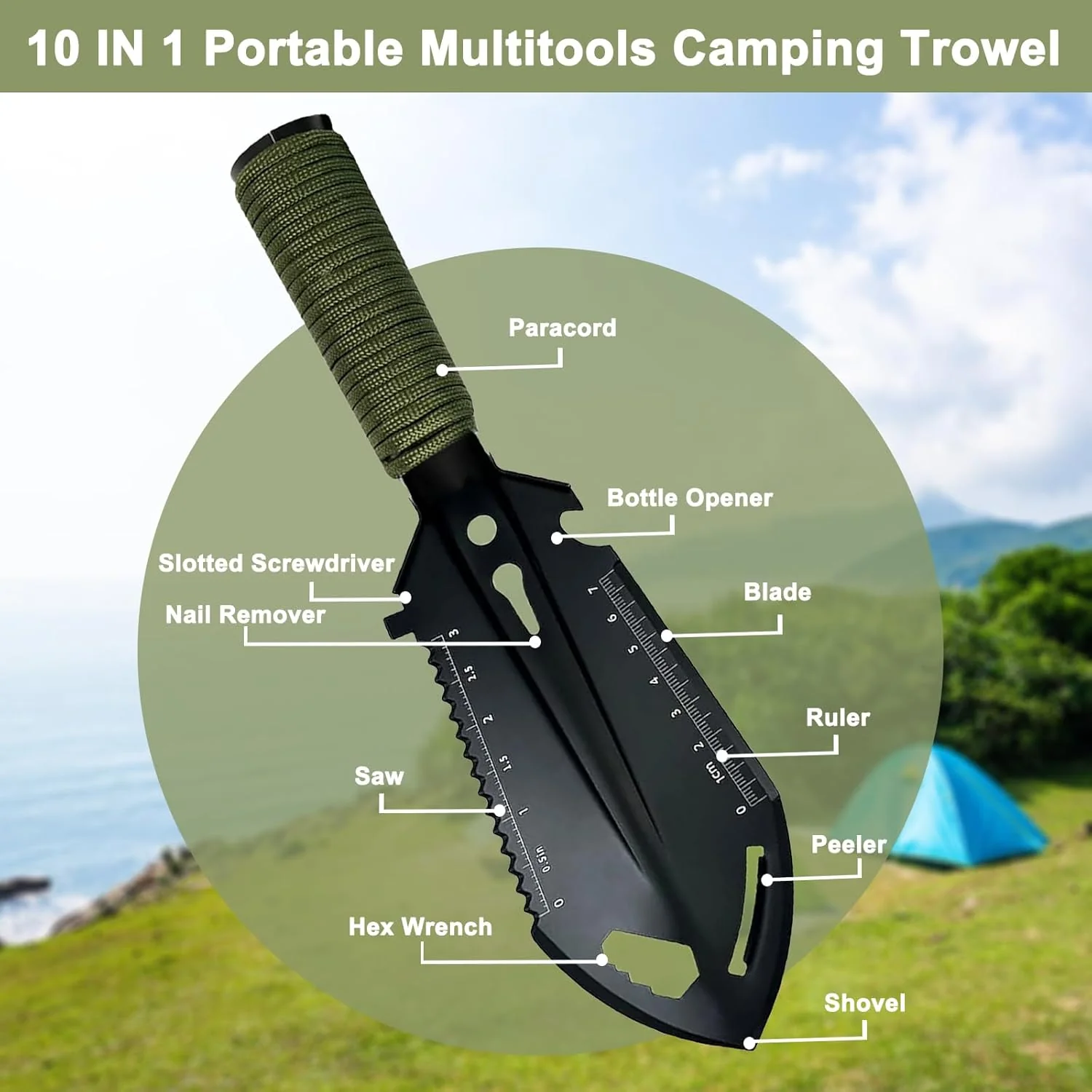 KEIFUKUH Multitool Trowel Men Gifts Tools - Portable Lightweight