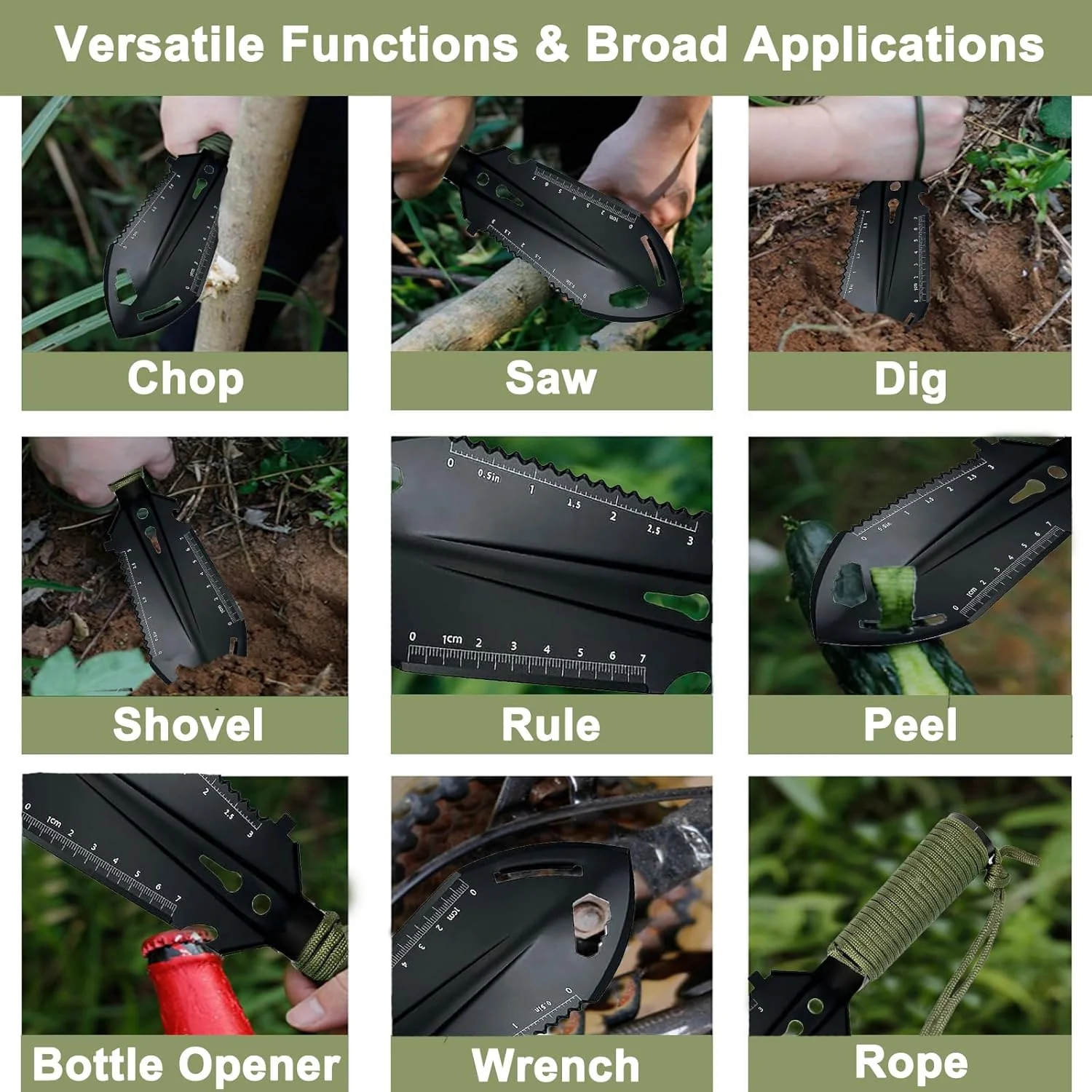 KEIFUKUH Multitool Trowel Men Gifts Tools - Portable Lightweight