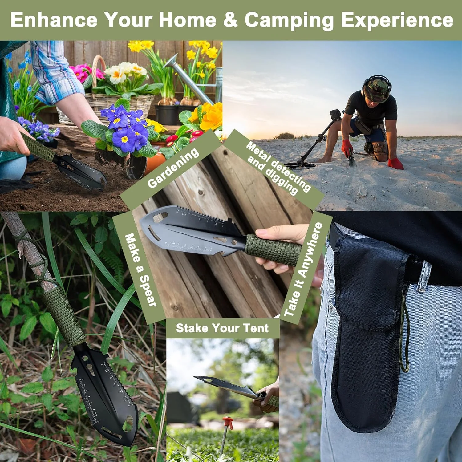 KEIFUKUH Multitool Trowel Men Gifts Tools - Portable Lightweight