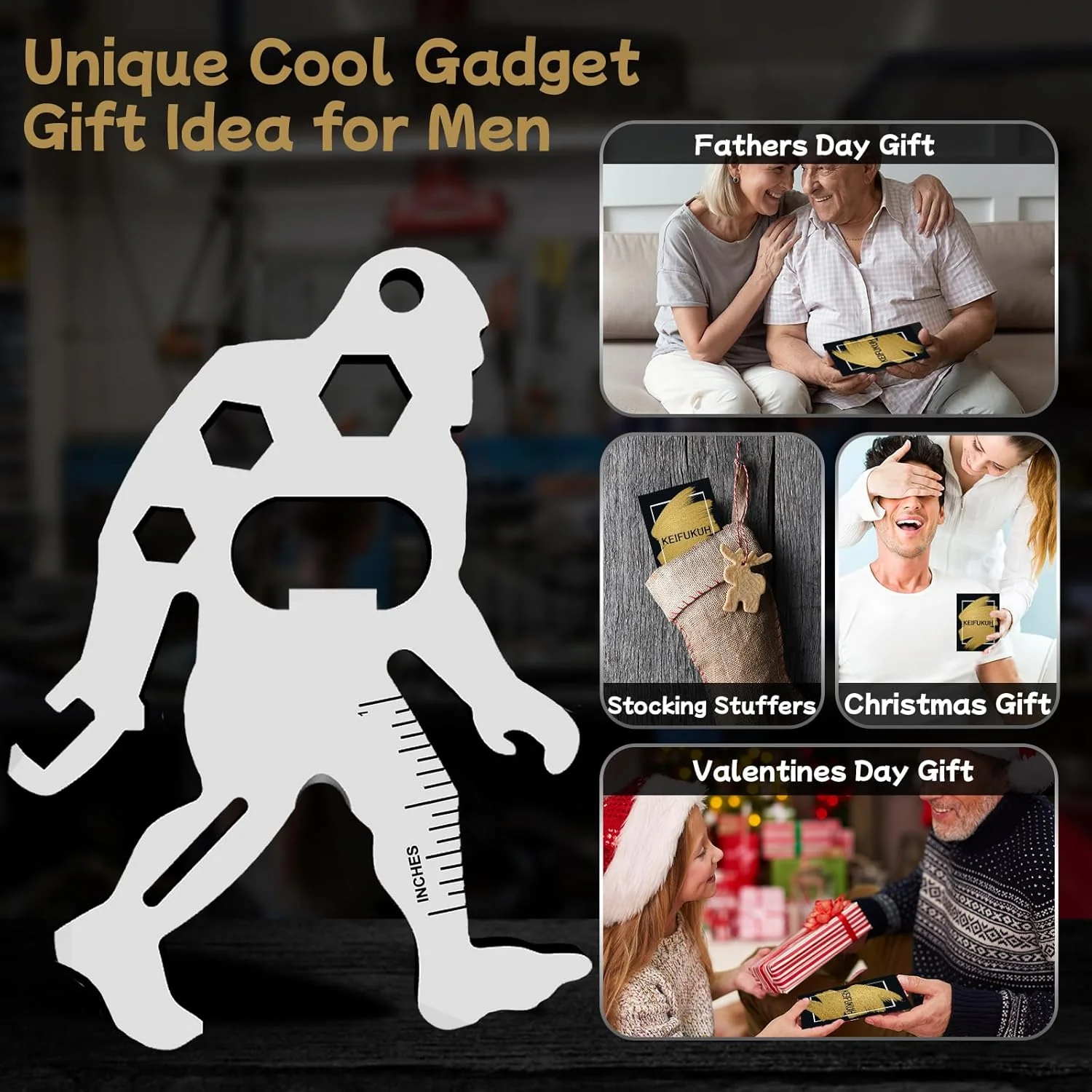 KEIFUKUH Stocking Stuffers for Mens Gifts EDC Multitool